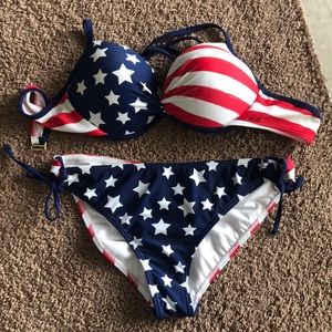 American flag bathing suit!